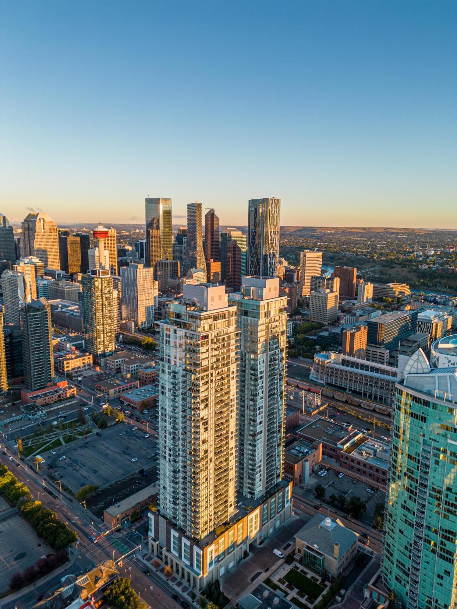 Modern Suite Calgary Downtown 5 Min Walk Stampede 外观 照片